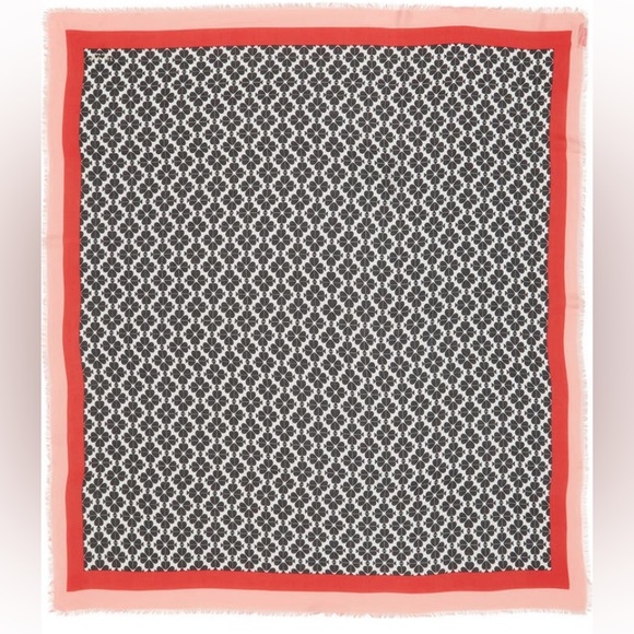 NWT Kate Spade Flower Scarf - Picture 2 of 3